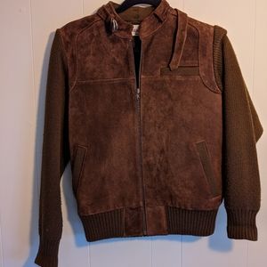 Suede Jacket brown size medium